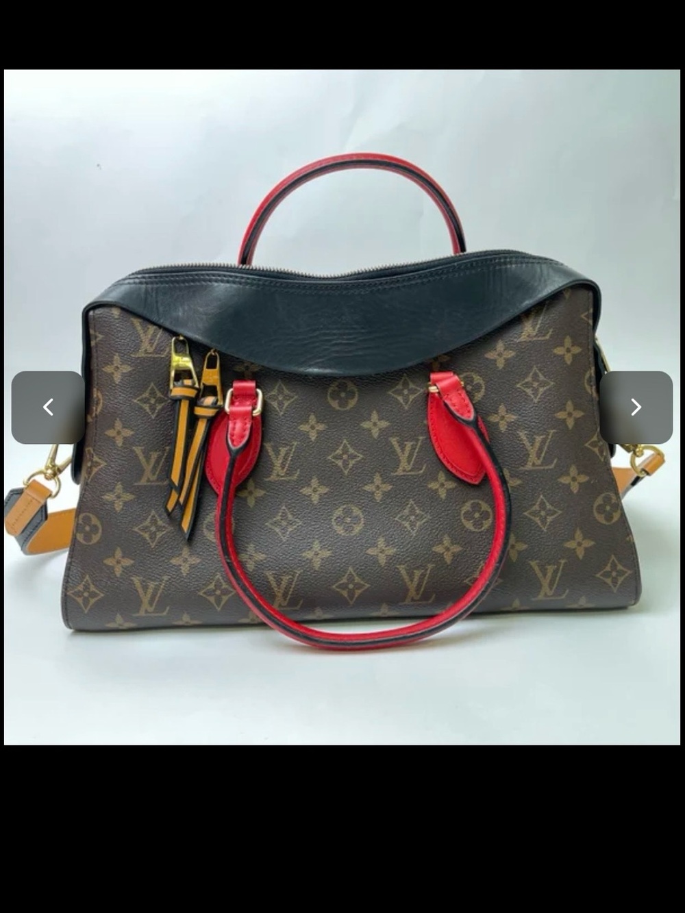 Authentic Louis Vuitton Monogram Tuileries Handbag 2-way Shoulder Bag